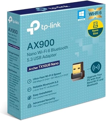 TP-LINK AX900 NANO WIFI 6 BLUETOOTH USB ADAPTER
