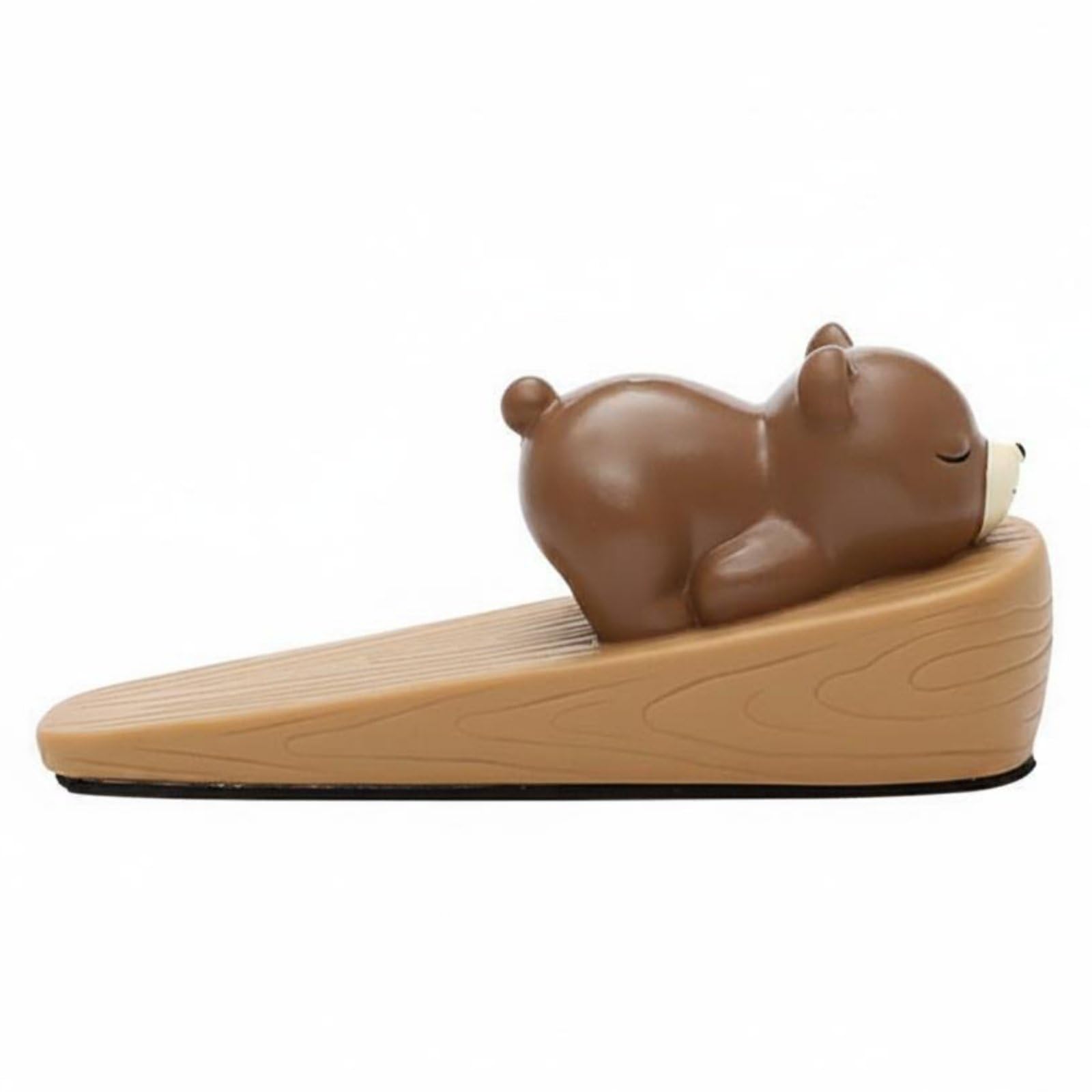 Anti-Collision Cartoon Creature Door Stopper Long-Lasting PVC Material Cute Creature Door Stop Non-Slip Base Home Safety Product for Parents, Kids, Nursery, Playroom, Bear | Home & Garden-image-4