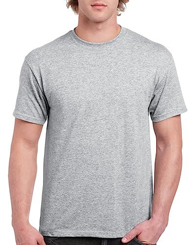 Gildan Adult Ultra Cotton T-Shirt, Style G2000, Multipack, Sport Grey (2-Pack), X-Large #TOP4
