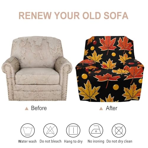 Housse de fauteuil extensible pour protéger un meuble usé