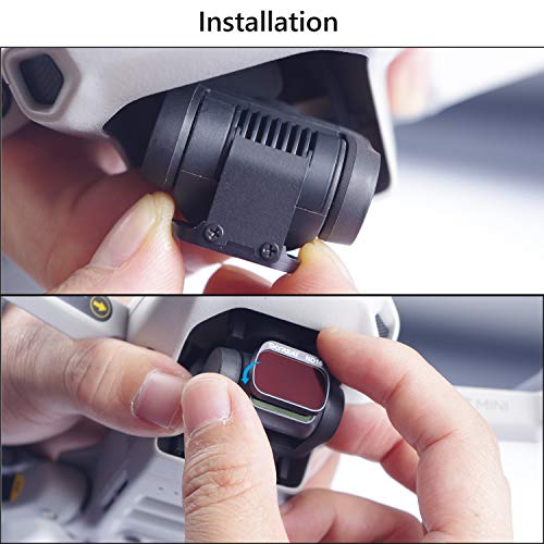 Skyreat ND Filters Set for DJI Mavic Mini 4K/Mini 2 /Mini SE Accessories,6 Pack-(CPL, UV, ND8, ND16, ND32, ND64) - Thumbnail 3