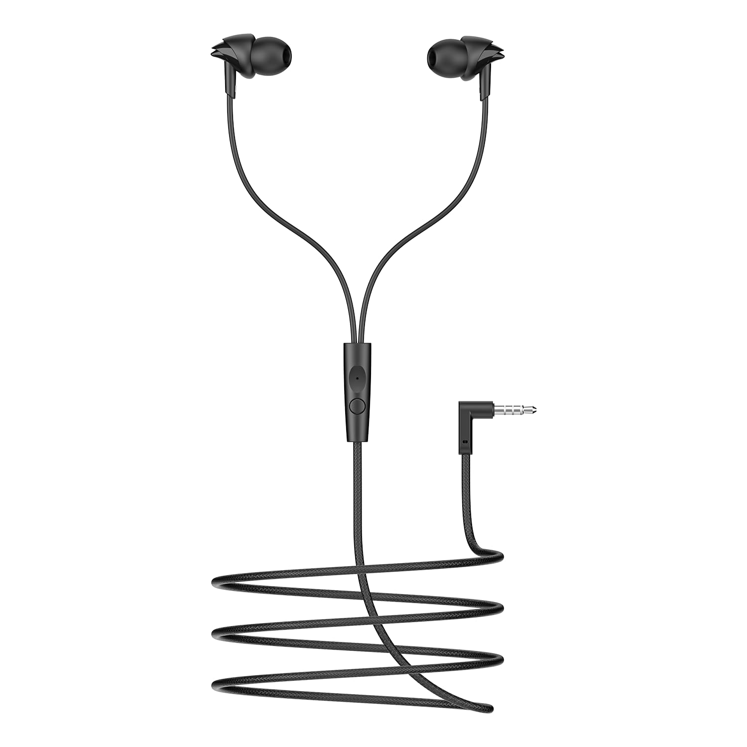 boAt Bassheads 225 Wired in Ear Earphone with Mic (Black) — Amazon image 7