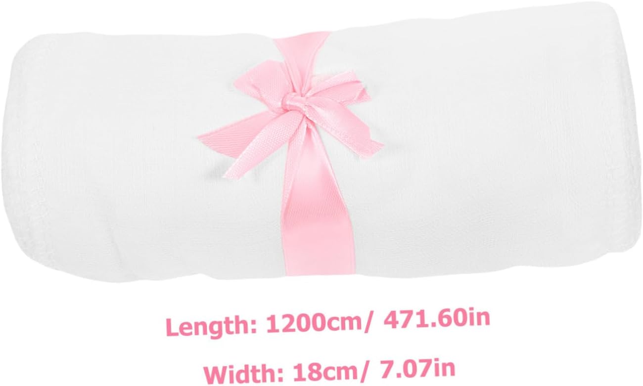 NOLITOY 2rolls Pure Cotton Maternity Recovery Gauze Postpartum Care Abdominal Girdle Women Waist Band Body Shaper Double-layer Shaping Gauze White
