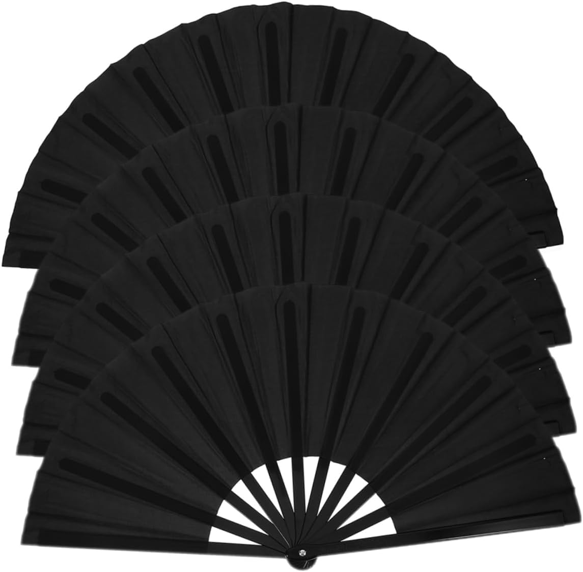 Ciieeo 4pcs Collapsable Fan Hand Fan Foldable Rave for Decor Vintage Handheld Folding for Adults