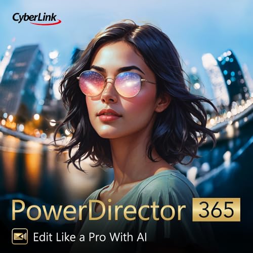 CyberLink PowerDirector 365 - 1 year subscription [PC Download]