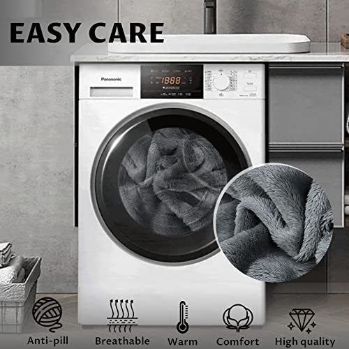 Fleece Blanket Grey Blanket Throw Blanket - 300Gsm Throw Blanket For Couch, Sofa, Bed, Soft Lightweight Plush Cozy Microfiber Blankets & Throws For Adult,Kids,Boys,Girls(50X70 Inches) #TOP5