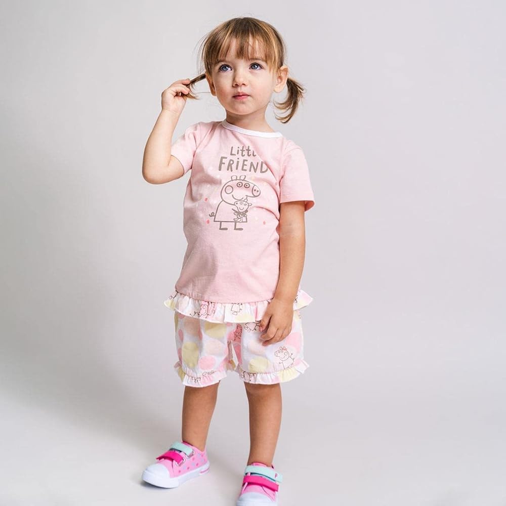 CERDÁ LIFE'S LITTLE MOMENTS Chica Peppa Pig-Pijama de Invierno 100% Algodón-Licencia Oficial Hasbro And Toddler Pyjama Bottoms, Turquesa, 3 Años Baby Boys
