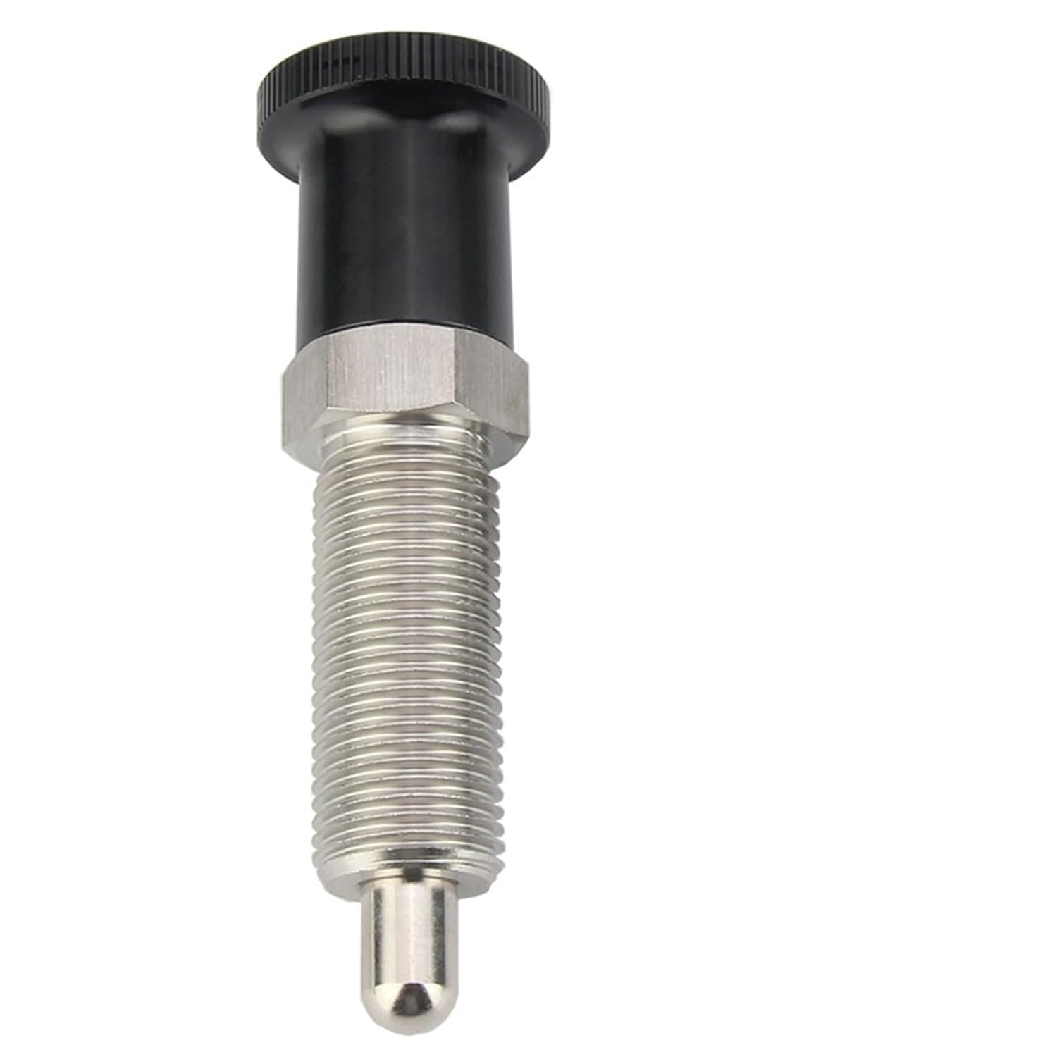 M8/10/12/16 Thread QX212-BNK Return Plunger Stainless Steel Spring Indexing 1Pcs(M10L)