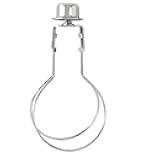 MA&J Lamp Shade Bulb Clip Adapter, Clip on Lamp Shade Adapter Includes Finial and Lampshade Levellers,Spring Clip for Light Bulb(1Pack,Nickel)