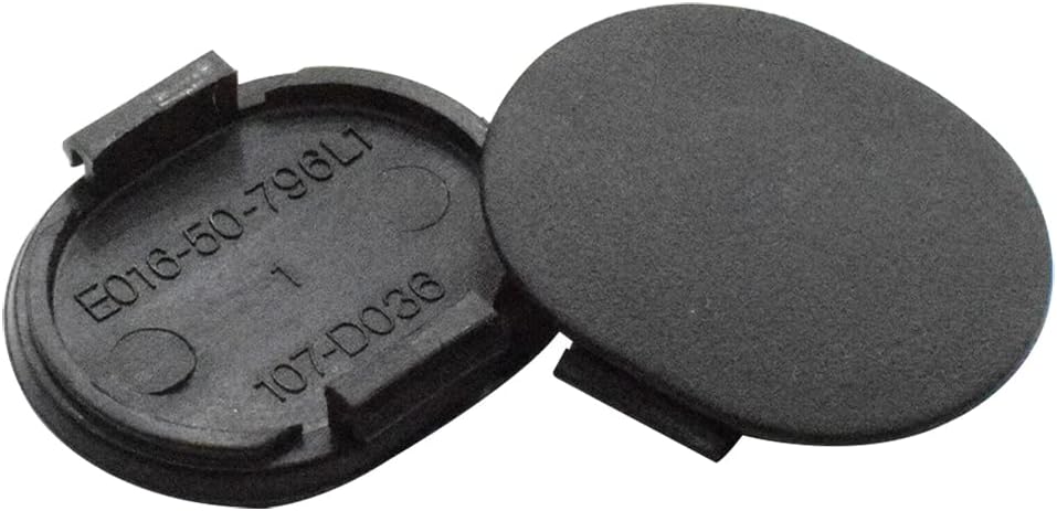 Riloer 2pcs Matte Black E016-50-796, Windshield Cowl End Screw Cap Cover, 1989-1997 Compatible with Mazda MX-5 miata NA Compatible with Ford Probe 1989-1997, Laser 1998-2002