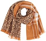ICHI Damen IALEO SC Schal, Braun (Brown Sugar 12216.0), One Size (Herstellergröße:ONE)