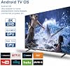Android TV Box 4GB RAM 32GB ROM, 4K Ultra HD HDR Quad Core Set Top Box, Doble Banda 2.4G 5G WiFi Bluetooth 5.0, Plug & Play Smart TV Box para TV Antigua No Inteligente 6