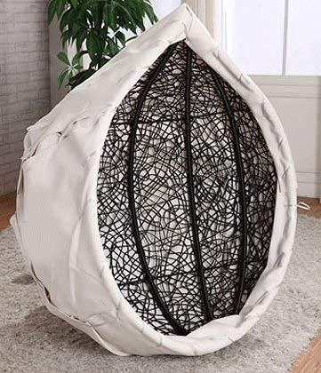 Generic Prime Pigeon Standard Hanging Metal Swing Chair (Without Stand) For  Garden Patio Balcony Outdoor Indoor Color Orange 77 Inch