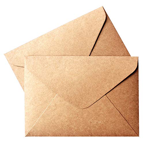 Off White Rustic Wedding Invitations Kraft Paper Invitation Cards Laser-Cut Invitations DIY Bridal Shower Invites - Set of 50 pcs (Blank Invitations) - Thumbnail 4