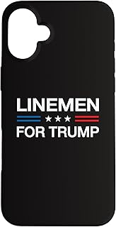 Linemen for Trump Funny Election 2024 Voter Utility Lineman Case for iPhone 16 Plus
