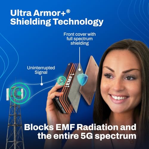 DefenderShield Universal E M F Protection Phone Wallet Case Cover Vegan Leather Design - Reduce Exposure to Wireless Signals and Battery Emissions - Sage Green Wallet Phone Case by DefenderShield - Image 5