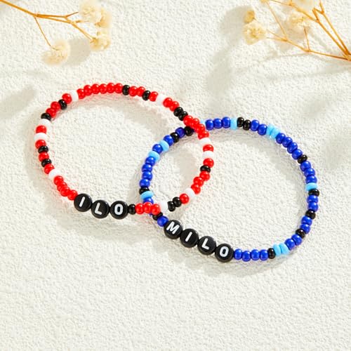 ILO MILO Bracelets Concert Merch Outfit for Women LGBT Music Inspired Pride Bracelets Merch for Tour Concert Fans Gifts2