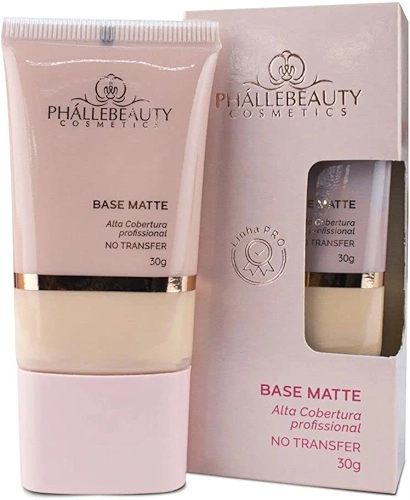 Base Matte Alta Cobertura Cor 2 Phallebeauty 30g