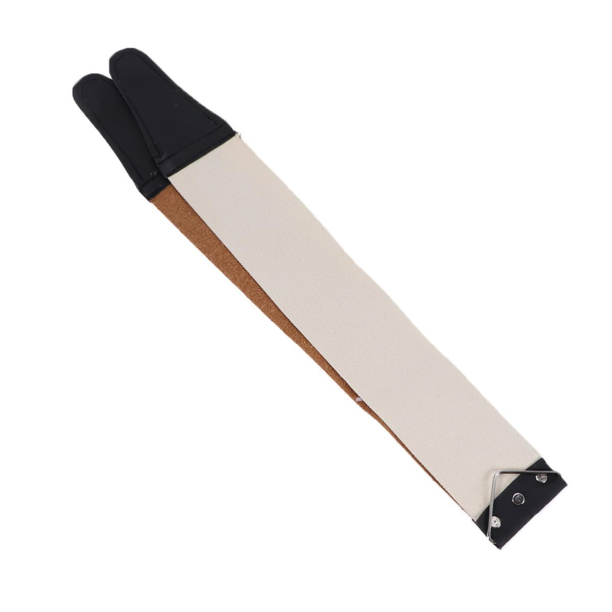 2pcs Double Layer Leather Razor Strop for Barbers Fine Edge Sharpening