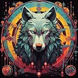 WANGXIAO Diy Pintar por Numeros Adultos - Manualidades pintura acrilica Kit Cuadro DIY completo,Sin marco