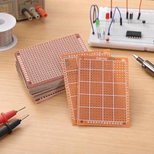 Zerodeko 30 szt. uniwersalnych płytek perforowanych, jednostronny prototyp PCB