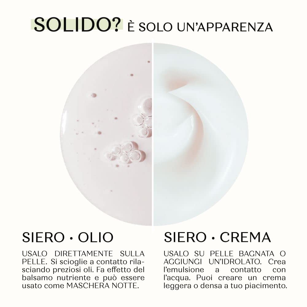 Senso Naturale Solid Face Serum Astringent and Purifying for Combination or Oily Skin Face Cream - Image 2