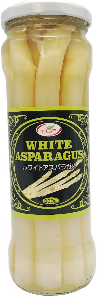 Amazon Tcf ホワイトアスパラガス 瓶 330g 白アスパラ アスパラガス 缶詰 Tcf 食品 飲料 お酒 通販