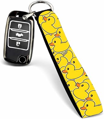 Car Keychain Accessories Neoprene Universal for Men and Women