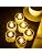 SoulBay 6pcs Solar Power Tea Lights Outdoor Candle Flameless Flicker IP65 Waterproof Rechargeable LED Candles with Dusk to Da