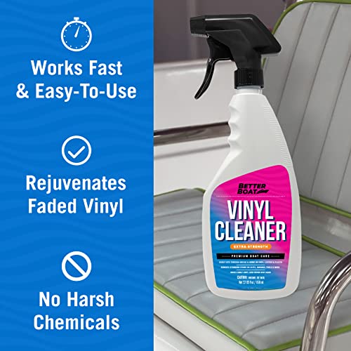 Boat Vinyl Cleaner For Boat Seats Boat Cleaner Upholstery Boat Cleaning Supplies Vinyl Boat Seat Cleaner & Protectant Marine Vinyl Window Cleaner Pontoon & Boat Interior Cleaner & Conditioner Products #TOP4