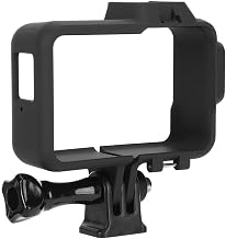 Sports Camera Protective Cage, Anti-Vibration Extension Frame Shell Case with Cold Shoe Mount for ONE R Action Camera