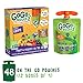 GoGo squeeZ fruit & veggieZ, Apple Sweet Potato Grape, 3.2 Ounce (48 Pouches), Gluten Free, Vegan Friendly, Unsweetened, Recloseable, BPA Free Pouches