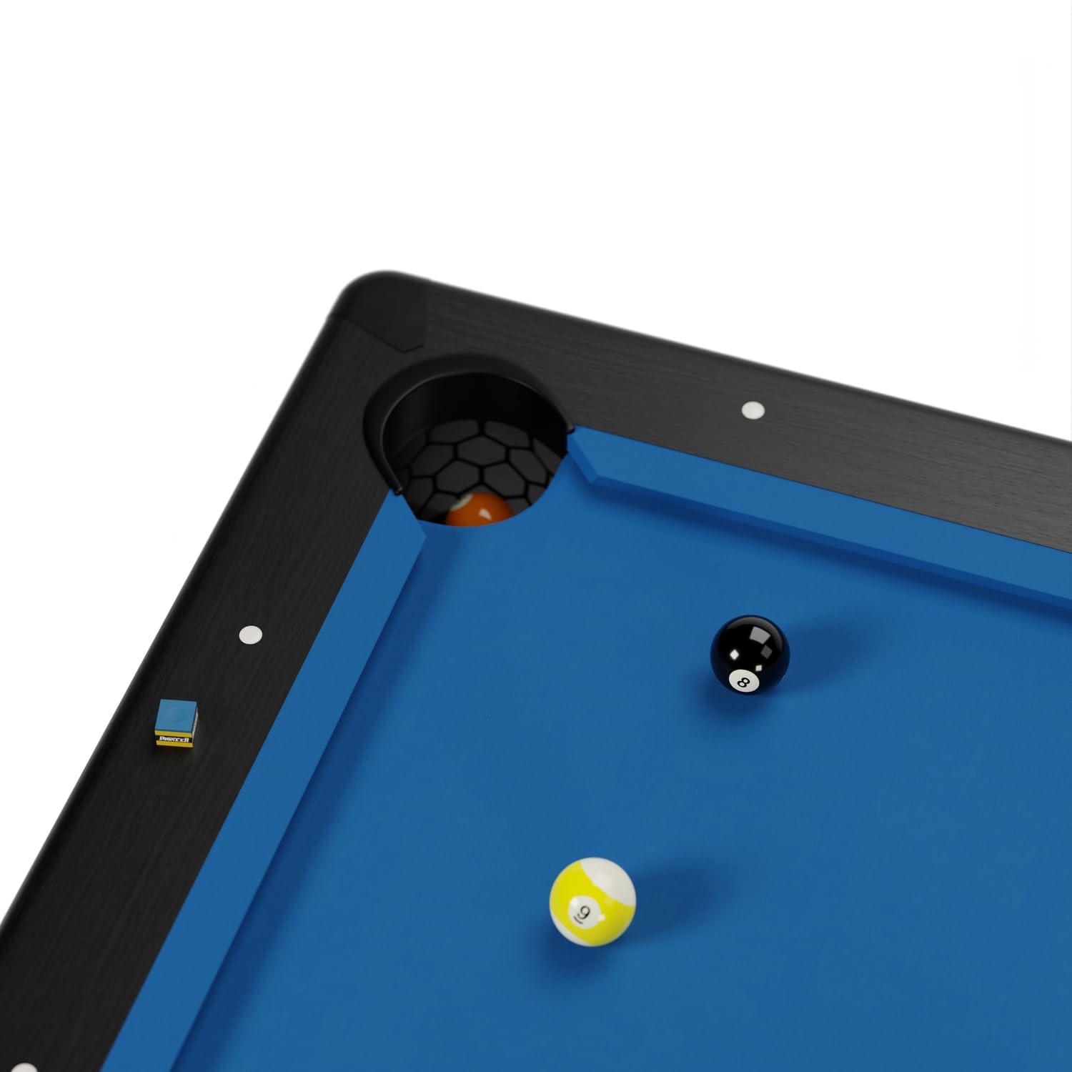 Billard Américain Harmony 6Ft - 206,5 x 116,5 x 80 cm avec Accessoires - Couleur Ebène (Noir)