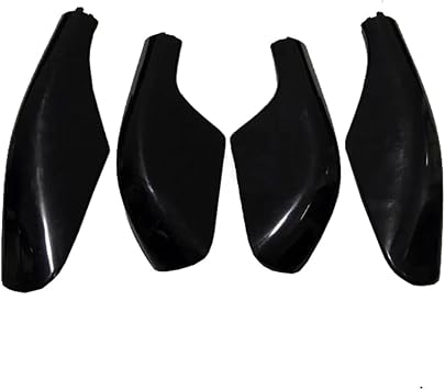 Car Roof Rails Rack End Cover Shel Replacement 4pcs Fit for Land Cruiser LC100 FJ100 1998-2007Black