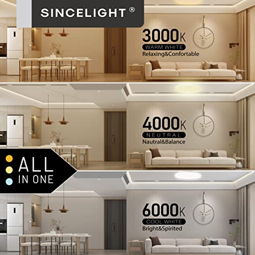 Plafonnier LED 60W haute luminosité 6000lm et température réglable