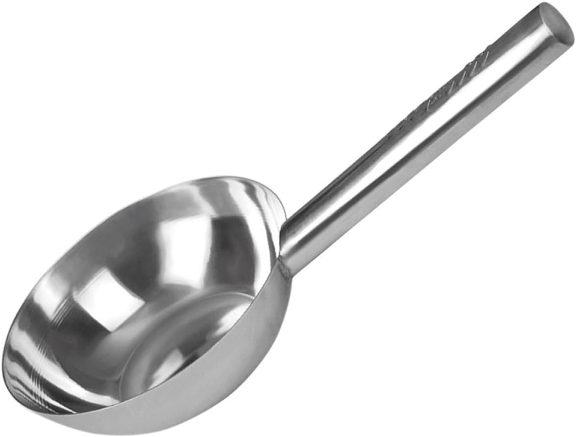CALLARON Stainless Steel Kitchen Ladle Spoon Large Water Scoop with Long Handle Thickened Soup Serving Utensil for Home and Restaurant Use