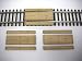 Train Time Laser HO Scale ** Laser Cut ** Custom Single Lane Crossing 3 Pack