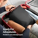 Hard Hat Travel Case – Storage for Baseball Caps with Carrying Handle and Adjustable Shoulder Strap, Hat Organizer Protects up to 6 Hats, for Travel and Home Storage (Black) - Image 2