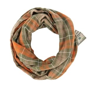 GERINLY Leopard Pocket Scarf for Women Warm Travel...