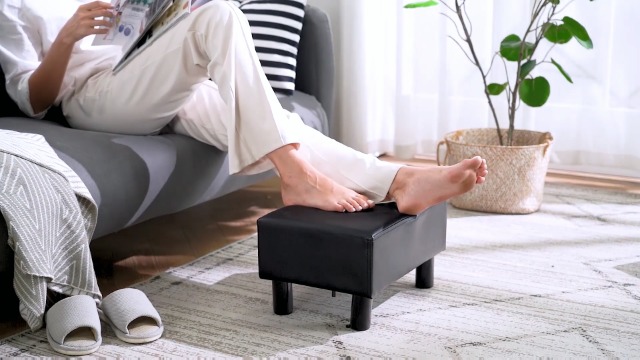 Amazon｜YOUDENOVA オットマン 足置き スツール ソファスツール ベンチ