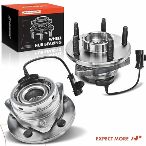 A-Premium 2 x Front Wheel Bearing and Hub Assembly with ABS & 5-Lug Compatible with Chevrolet Malibu 2004-2012, HHR SS 2008-2010, Cobalt SS 2008-2010, Pontiac G6 2006-2010, Saturn Aura 2007-2009 by A-Premium - Used condition - Image 9