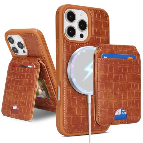 Ｈａｖａｙａ Leather Wallet Case for iPhone 16 Pro Max - Vintage Cognac Brown