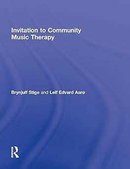 Invitation to Community Music Therapy book cover