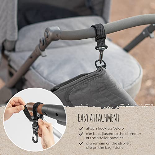 Reer Growing-Borsa Fasciatoio Con Base, Grigio, 30 X 21 X 25 Cm - 6
