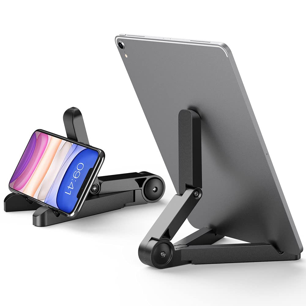 DOMO Mount Tabletop T23 Universal Mount I Stand for Tablet PC I Mobile Phones Stand I Adjustable I Mobile Stand Holder I iPad Stand I Multi-Angle Portable Universal Stand for Tablet & mobiles
