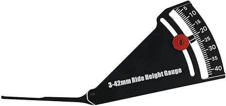 Medidor de inclinación ajustable para coches y camiones RC Diseño de aluminio con marcas de escala claras