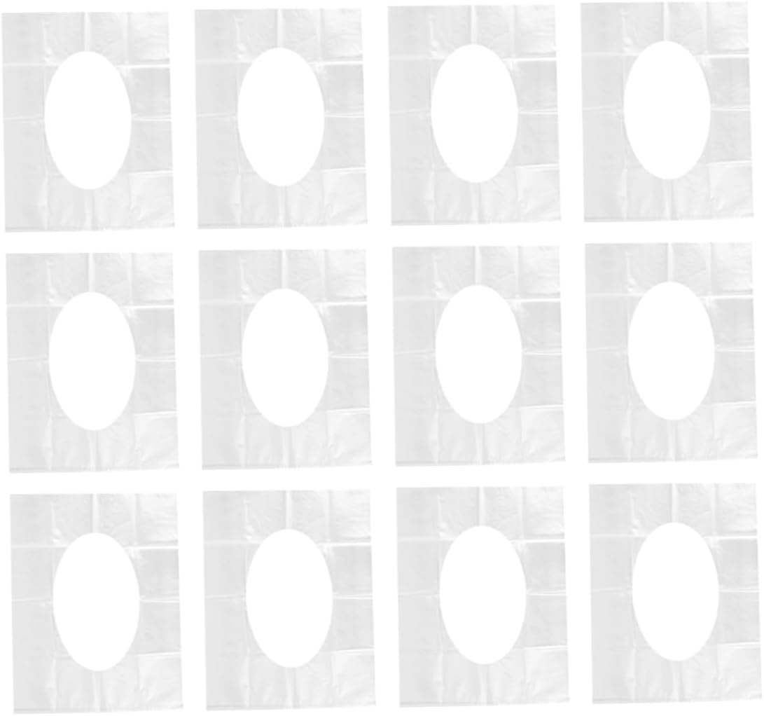 OUNONA 30packs Travel Toilet Seat Covers Disposable Potty Seat Protectors Soft Non-slip Sanitary for Adults Boys and Girls