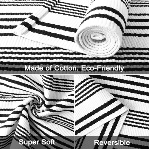 Tapete Decorativo Blanco y Negro 2 x 4.3 pies miniatura 4