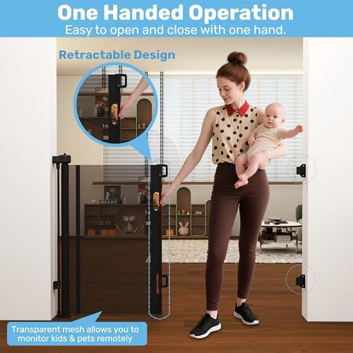 Baby Proof Me 계단 및 출입구용 접이식 아기 게이트, 강아지 반려동물 게이트 — 사진 6