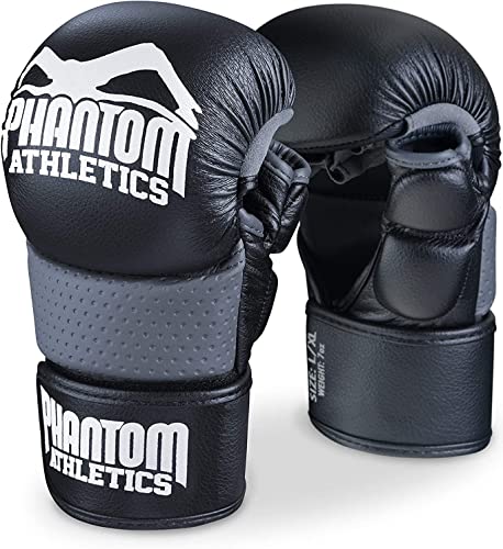 Gants MMA Phantom Riot avec protection du pouce et poignet pour combat et grappling